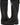 Men's Expandable Calf Rubber Boot Black Leather Boots-4