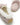 Women's slippers, sheepskin, ice pink suede-3