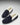 Slippers, sheepskin, navy blue suede-1