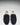 Slippers, sheepskin, navy blue suede-2