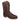 Men's 11" Western Sqaure Toe Brown Leather Boots-1