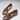 Women's Penny Loafers Leather Sole, brown leather-1