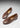 Women's Penny Loafers Leather Sole, brown leather-1