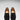 Women's Penny Loafers Leather Sole, black suede-2