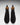 Women's Black Suede Chelsea Boots, Welted Leather Sole-1